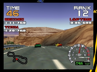 RR64 - Ridge Racer 64 (USA) In game screenshot